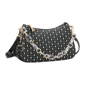 Imagem de Bolsa Feminina Chenson CG85370 Monograma Baby Urso Cor: Preto, Preto