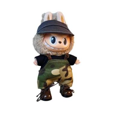 Imagem de Conjunto De Roupas Para Boneca Labubu De Pelúcia Fofa De 17cm: Calças 