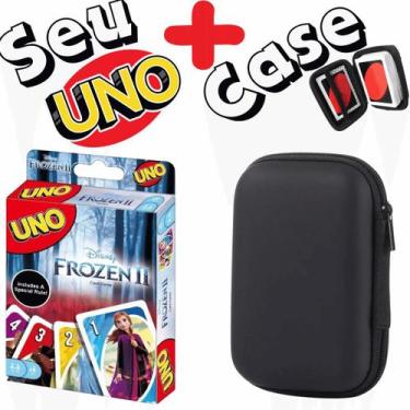 Imagem de Kit Case + Jogo de Cartas UNO - Frozen 2