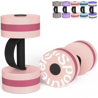 Imagem de Halteres aquáticos Sportneer Exercício aquático para hidroginástica