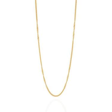 Imagem de Corrente Rommanel Banhado A Ouro Fio Grumet 530695 50cm Cor:Dourado, D