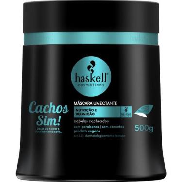 Imagem de Máscara Cachos Sim 500gr Haskell  Nutrição e Hidratação Profunda para 