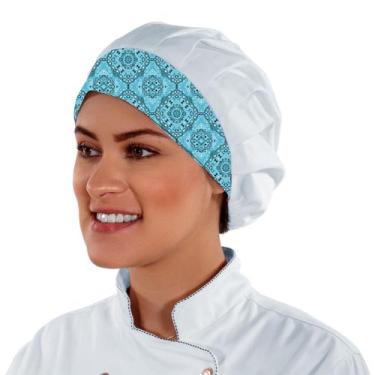 Imagem de Touca Gorro Para Chef Cozinha Unissex Estampas Variadas Cores Outlet D