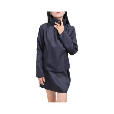 Imagem de Fantasia Cosplay Shoko Ieiri Com Peruca, Jaqueta E Saia Em Rede Rosa S