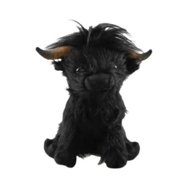 Imagem de Brinquedo De Pelúcia De Vaca Highland Macia Para Crianças, Meninos E M