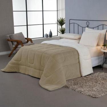 Imagem de Coberdrom Cobertor King Soft Sherpa de Carneiro Bege - Home Fernandes