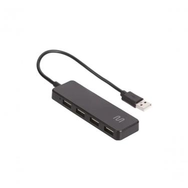 Imagem de Hub USB 2.0 AC443 com 4 Portas para Expansão de Conexões com Design Slim e Elegante Pre...