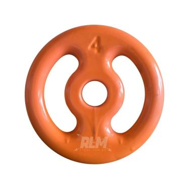 Imagem de Anilha Emborrachada - Laranja - 4 Kg-Unissex