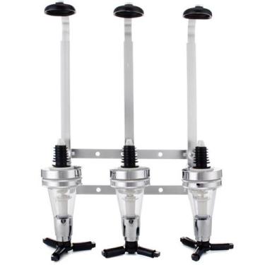 Imagem de Dispenser de Bebidas Dispensador Dosador De Parede 3 Garrafas 30ml - G