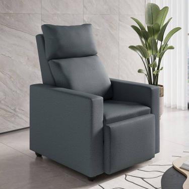 Imagem de Poltrona Reclinavel Samara com Tecido Veludo Claranti