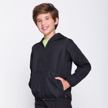 Imagem de Jaqueta Selene Corta Vento Infantil 22510.001, Preto, 12