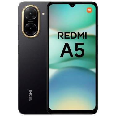 Imagem de Smartphone Xiaomi A5 128GB 4GB RAM Dual SIM Tela 6.88 Preto, 128GB, Pr