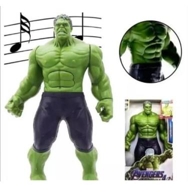 Imagem de Boneco Hulk Articulado 30cm Com Som Vingadores - Heroes