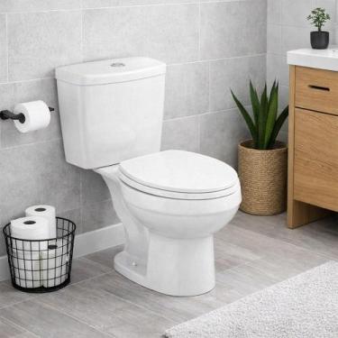 Imagem de Kit Vaso Sanitário com Caixa Acoplada e Assento Roca/Incepa Zip, 3 e 6