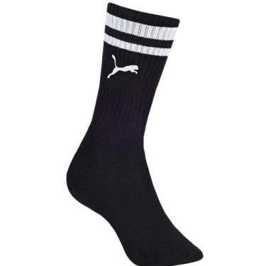 Imagem de Meia Puma Esportiva Cano Longo 4695.001, Preto, 39/43
