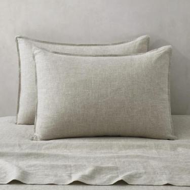 Imagem de Conjunto de fronhas ATLINIA 100% linho king size 50x90cm 2 peças