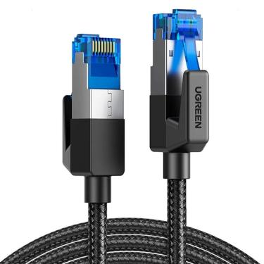 Imagem de Cabo De Rede Ugreen Nw153 Cat 8, F/ftp, 3m Trançado - Preto