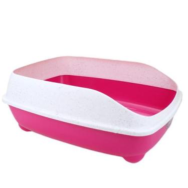 Imagem de Bandeja Caixa de Areia para Gatos Pet flex Toilette Gats Bordas Altas 