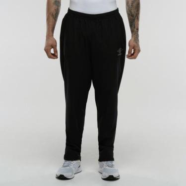 Imagem de Calça Umbro Basic Form Masculina, Preto, Grafite, M
