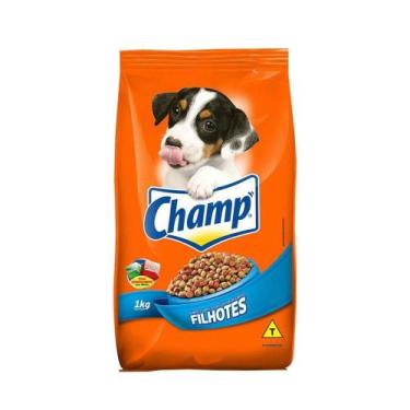 Imagem de Ração Champ Para Cães Filhotes Completo Carne e Vegetais 1kg