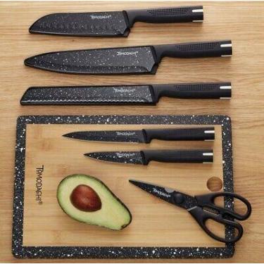 Imagem de Conjunto de Facas Profissional Talheres Preto Hampton Forge Tomodachi 