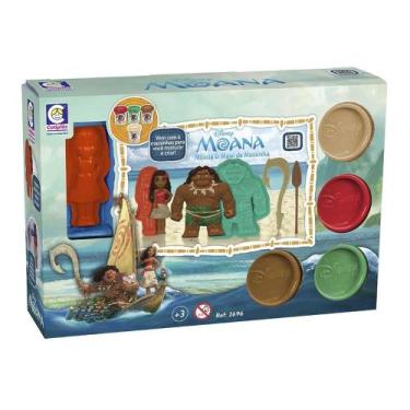 Imagem de Kit Massinha Moana E Maui Cotiplás - 2696 - Cotiplas