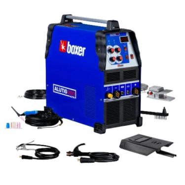 Imagem de Máquina De Solda Bivolt Para Soldar Alumínio Com Pedal E Tocha Alutig 