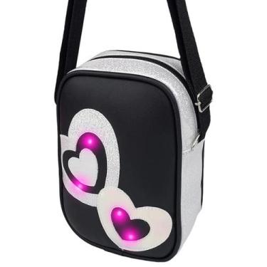 Imagem de Bolsa Infantil Menina Resistente Encantadora Pampili, Preto, Branco, U