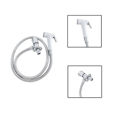 Imagem de Ducha Higiênica Chuveirinho Abs Branco 1,20m 1/2" - Rayco