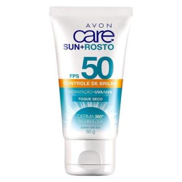 Imagem de Protetor Solar Facial Controle de Brilho Care Sun Fps50 50g - Avon