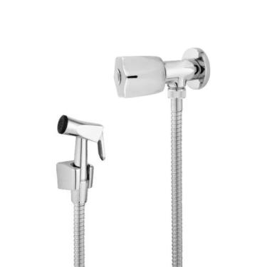 Imagem de Ducha higiênica C-50 metal inox com gatilho de metal inox - Lider meta