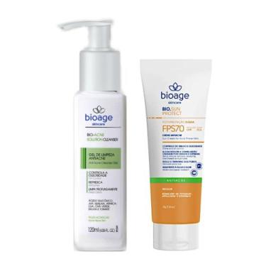 Imagem de Sabonete Antiacne + Protetor Solar Fps70 kit Antiacne - Bioage