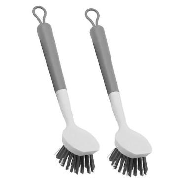Imagem de 2x Escova Limpeza Arredondada Multiuso Cerdas Resistentes Ou