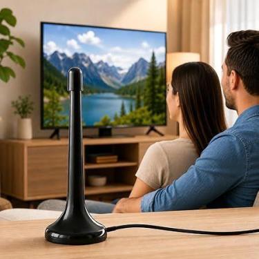 Imagem de Antena Digital Interna Sintonização Perfeita Para Canais Locais Em Alt