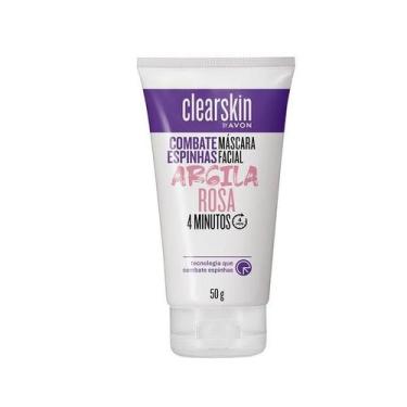Imagem de Avon Clear Skin Máscara Facial Argila Rosa 50gr