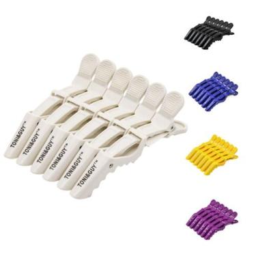 Imagem de Presilhas Crocodilo Prendedor Cabelo Clips Bico Pato - TONI&GUY, BRANC
