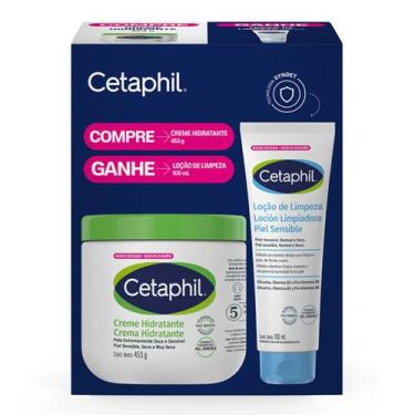 Imagem de Cetaphil Creme Hidratante Pele Sensível e Seca 453ml Ganhe Loção de Li