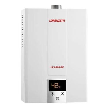 Imagem de Aquecedor De Água A Gás Lorenzetti Lz 2000 20 Litros Digital GLP Gás d