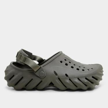 Imagem de Sandália Crocs Echo Glog, Verde, 37