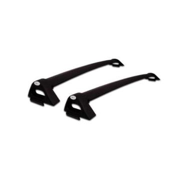 Imagem de Rack alumínio Peugeot 206 2000 até 2010 4 Portas Preto (Porta) PG-809 