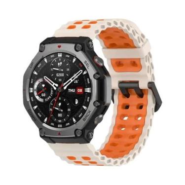 Imagem de Pulseira De Silicone Colorida E Respirável Para Huami Amazfit T-Rex 3 