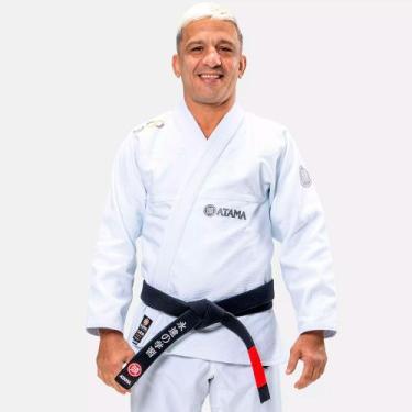 Imagem de Kimono Jiu Jitsu Atama Collab 2 Branco Unissex