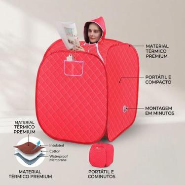 Imagem de Tenda Sauna Portátil Material Premium Box Térmico Resistente