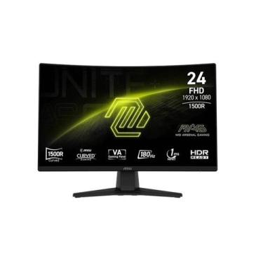 Imagem de Monitor 23.6 Pol MSI MAG Curvo Full HD 180HZ 1MS Preto