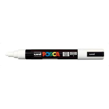 Imagem de Caneta Marcador Posca Uni Ball Pc-5m branca