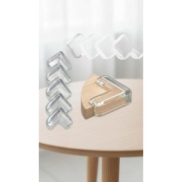 Imagem de 10 Protetores de Quina Transparente Silicone Antimpacto - Congratulati
