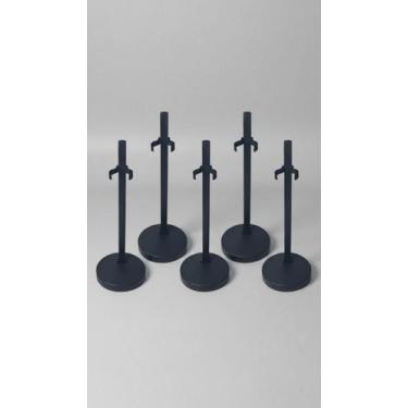 Imagem de Kit 20 Suportes Pedestal Para Bonecas Preta - Congratulations Store