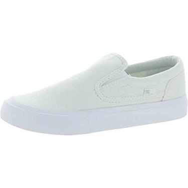 Imagem de DC Tênis de skate masculino Trase slip-on Tx, Branco/Branco, 13