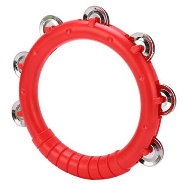 Imagem de Campainha de mão de uma fileira, Long Servic E Life Borda suave e leve, para crianças Campainha de mão de uma fileira, significado educacional para ambientes internos para casa(vermelho)