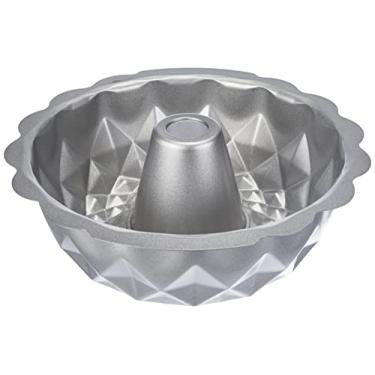 Imagem de DECORA Forma de bolo de diamante Ø 20 x 8 cm antiaderente Acciaio, cinza